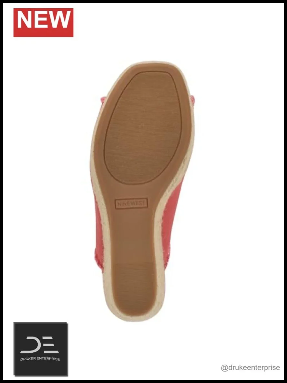 Wedge Sandals Open Toe Slip-On Textile